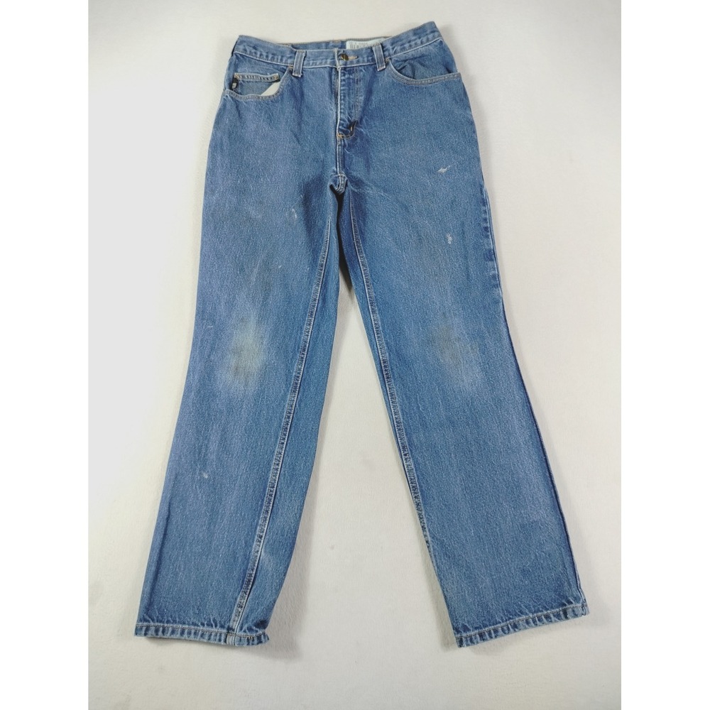 Carhartt FR Jeans Mens 32 Blue Relaxed Fit Flame Resistant Workwear Denim 280-83
